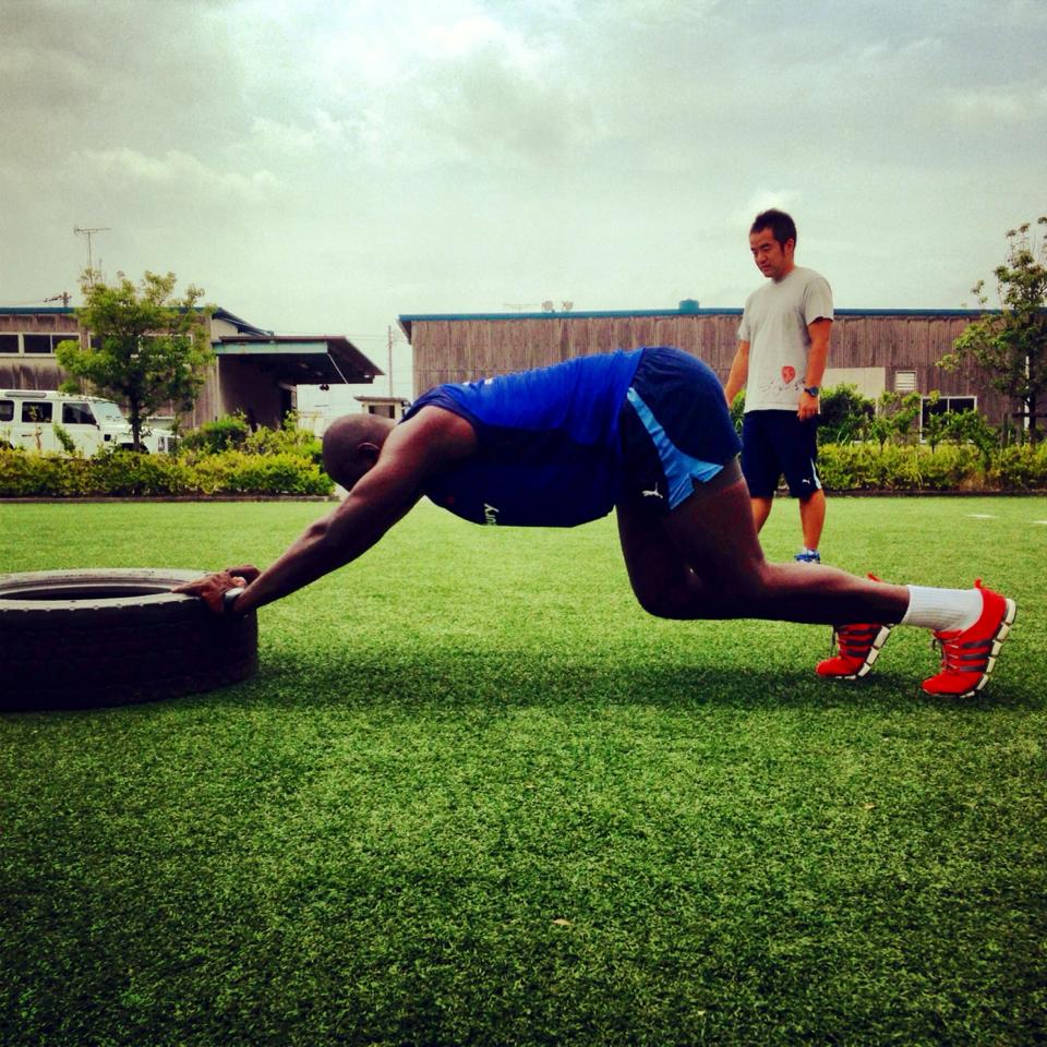 Duke Krishnan / Facebook Duke goes through rigorous training every day to be on par with the professional athletes.